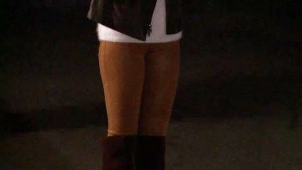 Andi Dorfman's Casey Stretch Leather Pants on The Bachelorette