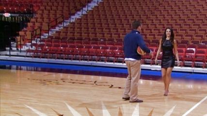 Andi Dorfman's Layne Fitted Leather T Back Dress on The Bachelorette