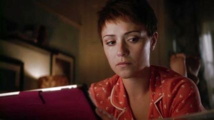 April Carver's Short Sleeve Knit Pajamas on Chasing Life