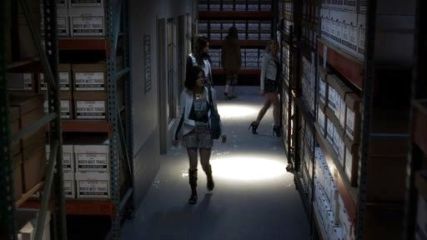 Aria Montgomery's Backview Tall Sandals on Pretty Little Liars