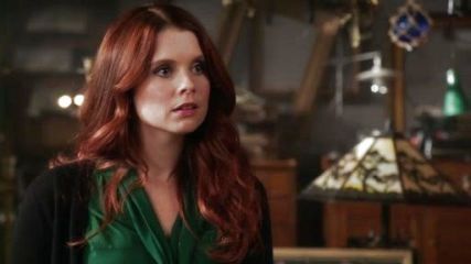 Ariel 's Peacock Green Hania Tie Neck Blouse Malene Birger on Once Upon A Time 