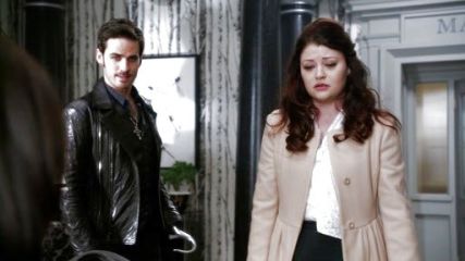Belle 's Wool-blend coat on Once Upon A Time