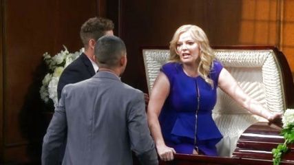 Bonnie Wheeler's 'Jamthun' Structured Peplum Cotton Blend Sheath Dress on Baby Daddy