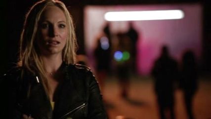 Caroline Forbes's Long-Sleeve Faux-Leather Cropped Moto Jacket on The Vampire Diaries