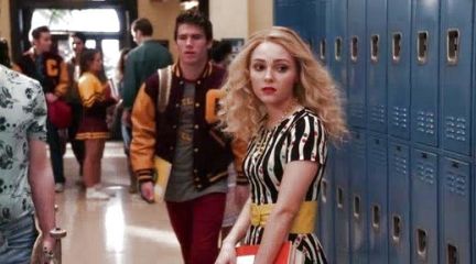 Carrie Bradshaw's CotDots - Gray/White (Cotton) from TheTieBar.com - Wear Your Good Tie Everyday on The Carrie Diaries