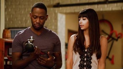 Cece Parekh's lace top on New Girl