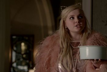 Chanel #5's Pearl Cat Ears Headband on Scream Queens