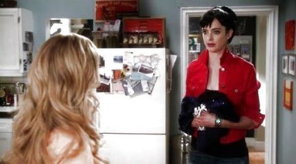 Chloe's Denim Jackets on Don't Trust the B---- in Apartment 23