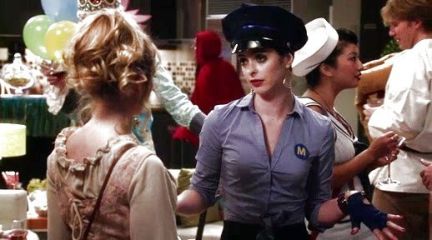 Chloe's Gold Earrings on Don't Trust the B---- in Apartment 23