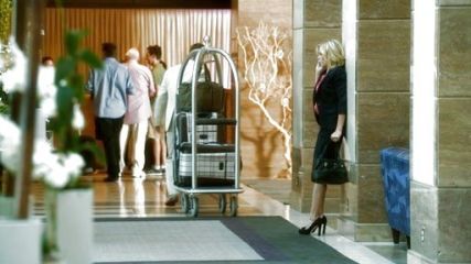 Claire Dunphy's Cosmic Suede Platform Pump on Modern Family