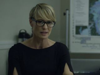 Claire Underwood's Split-Sleeve Dress on House of Cards