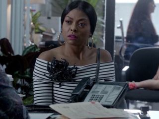 Cookie Lyon's flower brooch on Empire