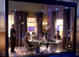 Cookie Lyon's Pink Gold Fringed Grosgrain Sandals on Empire