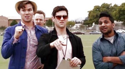 David Murray's Ray-Ban® Meteor sunglasses with brown lenses on The New Normal