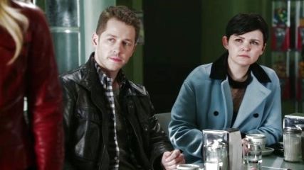 David Nolan's Black Leather Circuitmaster Jacket on Once Upon A Time
