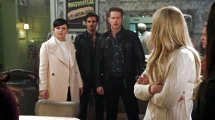 David Nolan's Black Leather Racemaster Jacket on Once Upon A Time