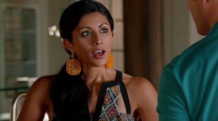 Divya Katdare's Orange Earrings on Royal Pains