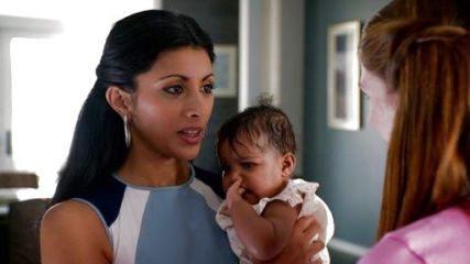 Divya Katdare's Sleeveless Panelled Dress on Royal Pains