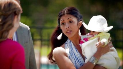 Divya Katdare's Sleeveless Skater Dress on Royal Pains