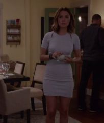 Dr. Jo Wilson's Bayli cutout stretch-jersey dress on Grey's Anatomy