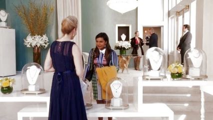 Dr. Mindy Lahiri's Dublin Trinity Dress on The Mindy Project