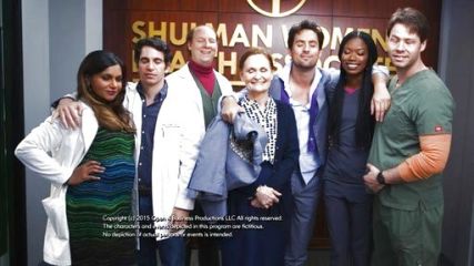 Dr. Mindy Lahiri's Wave Knit Dress on The Mindy Project