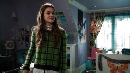Emma Chota's Prudence Plaid Reversible Sweater on Red Band Society