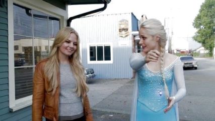 Emma Swan's Double Layer Hem Sweater on Once Upon A Time