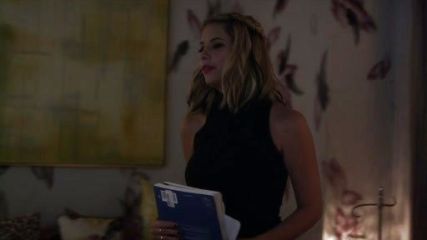 Hanna Marin's High Neck Mini Bodycon Dress on Pretty Little Liars