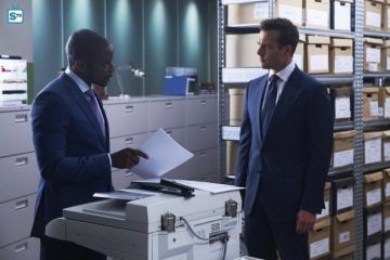 Harvey Specter's Windsor Base Micro-Pinpoint Two-Piece Suit on Suits