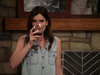 Heather Hughes' Denim Shirt Dress on Life In Pieces