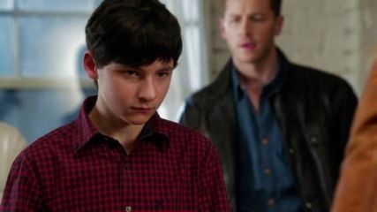 Henry Mills's Check Button-Down Shirt on Once Upon A Time