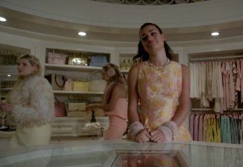 Hester Ulrich's Cherry Blossom Fit & Flare Dress on Scream Queens