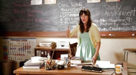 Jess Day's Basket Weave Fit & Flare Dress on New Girl