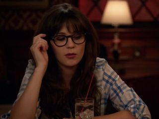 Jess Day's Cartel Plaid Roll-Sleeve Blouse on New Girl