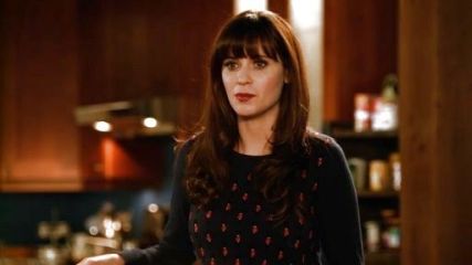 Jess Day's Pattern Sweater on New Girl