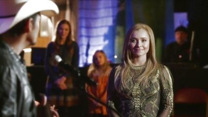 Juliette Barnes's Embroidered Swiss Dot Tulle Top on Nashville