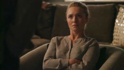 Juliette Barnes's Hanelle Printed Silk Top on Nashville
