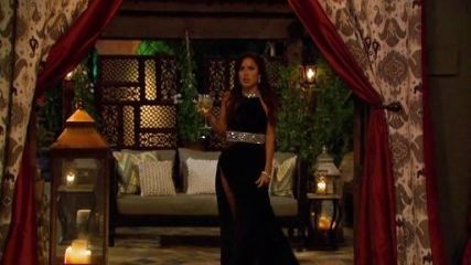 Kaitlyn's 65024A Crystal Beaded Illusion Dress on The Bachelorette
