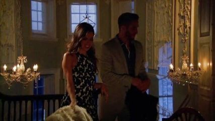 Kaitlyn's Frankie blurred floral-print dress on The Bachelorette