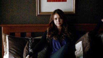 Katherine Pierce's Girl's Best Friend Wrap Tank on The Vampire Diaries