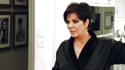 Kris Jenner's Seta Short Robe at Nancy Meyer on Keeping Up With The Kardashians