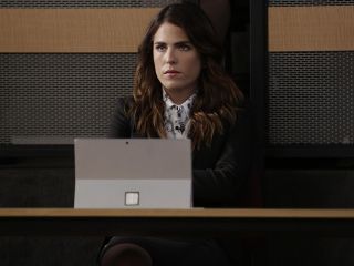 Laurel Castillo's Dandelion Print Shirt on How To Get Away With Murder