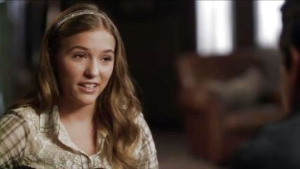 Maddie Conrad's India Gauze Plaid Saddle Up Top on Nashville