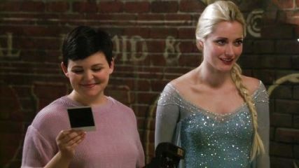 Mary Margaret Blanchard / Snow White's Lace Hem Crop Top on Once Upon A Time