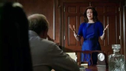 Mellie Grant's Featherweight Cashmere Shrug in Sapphire on Scandal