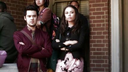 Mona Vanderwaal's Chateau Femme Playsuit on Pretty Little Liars