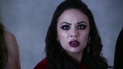 Mona Vanderwaal's Fringe Fir Tassel Drops on Pretty Little Liars