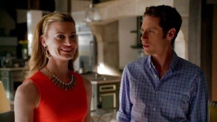 Paige Collins's Jade Pleat Back Dress on Royal Pains