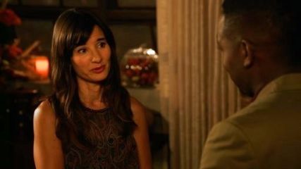 Pearl's Print Embellished Neck Tank on New Girl